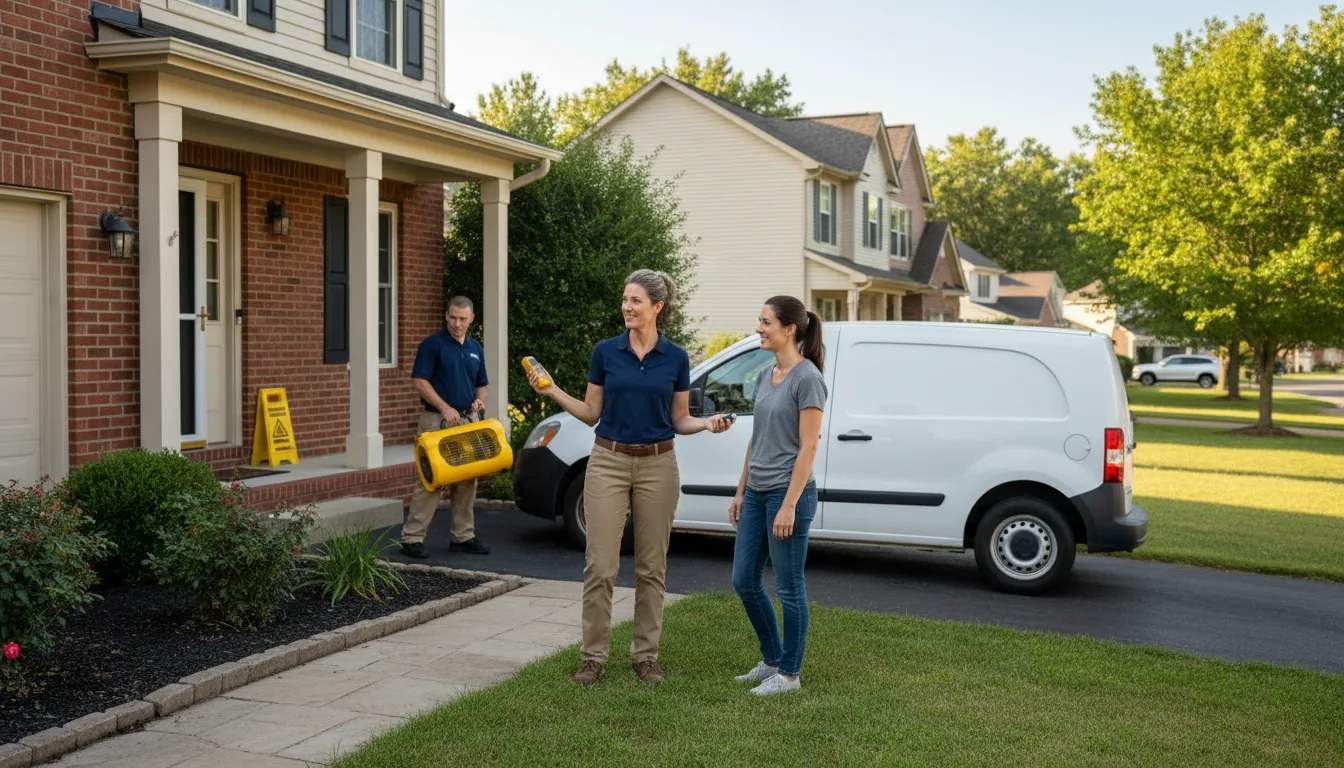Water restoration image for Water Damage & Restoration Services in Astoria, SD